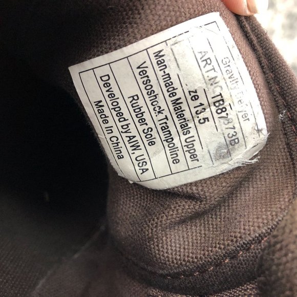 GRAVITY DEFYER Men's 13.5 Brown Versoshock Trampoline Canvas Casual Sneakers - Picture 12 of 12